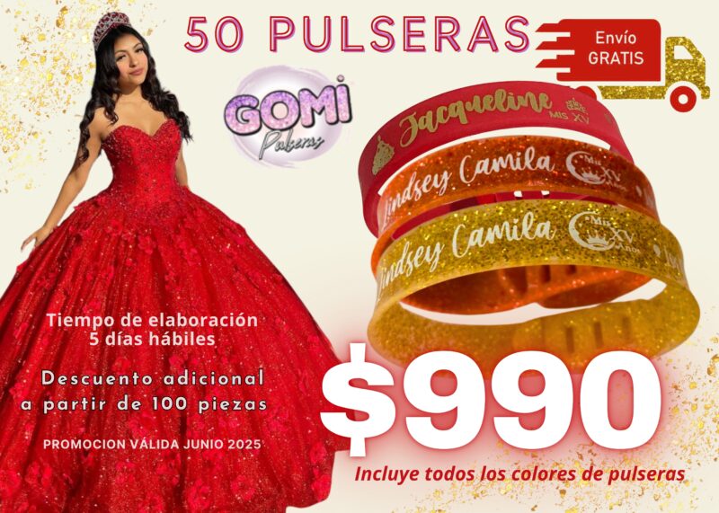 Pulseras promo Junio