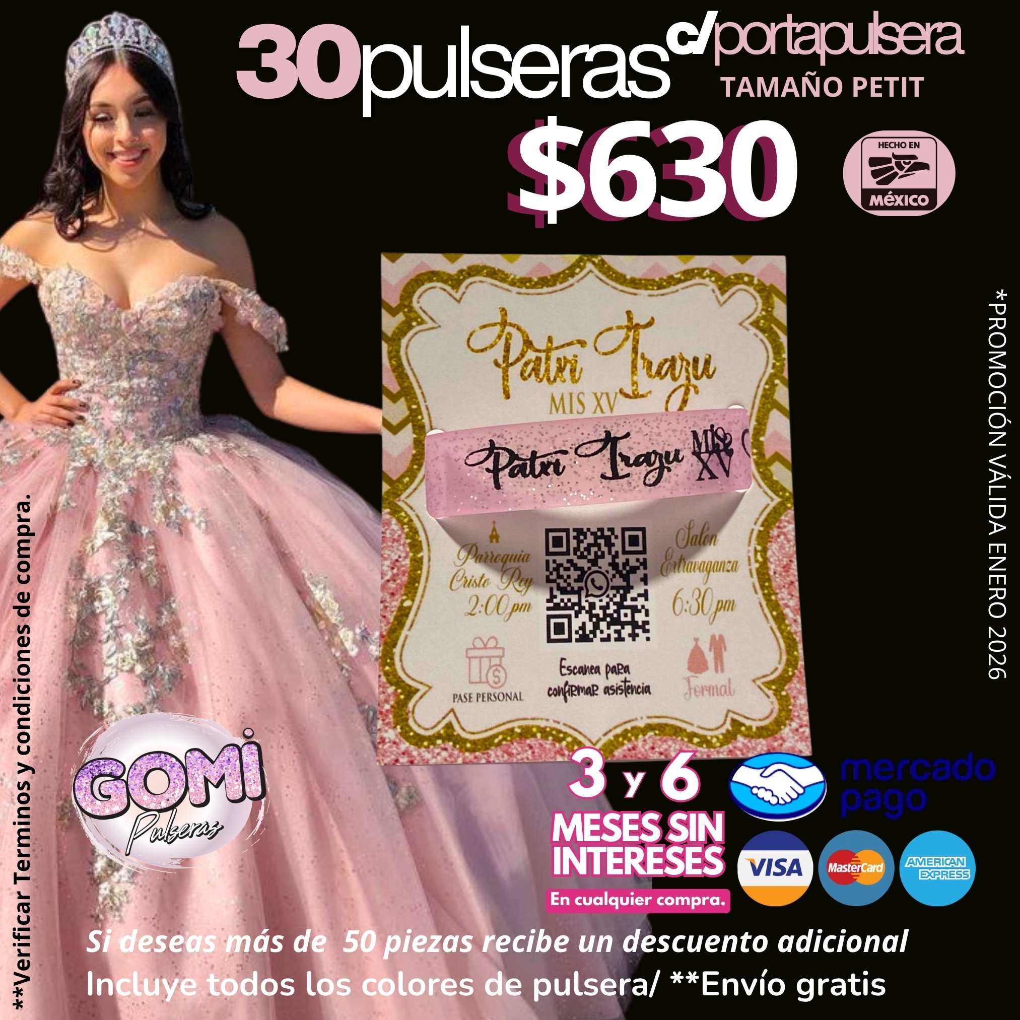 Paquete Pulsera c/portapulsera petit